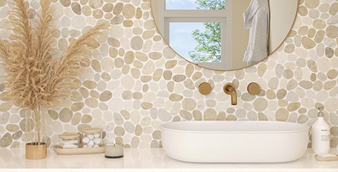 Island Stone Pebble Mosaics